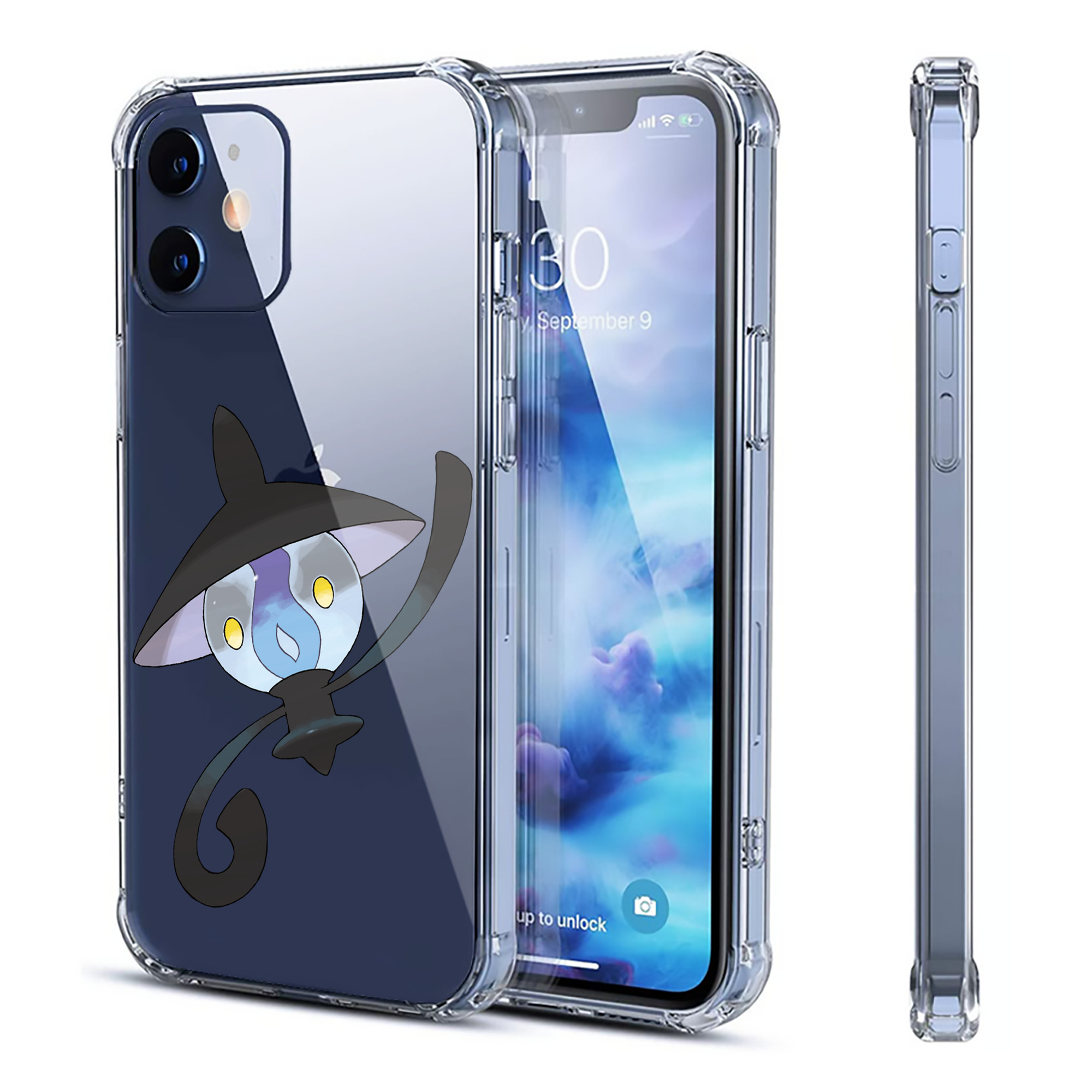 （画像用） ポケットモンスター Pokémon 【iPhone 12シリーズ対応】透明スマホケース（クリアソフトケース）